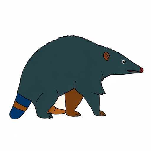 Coloured reference drawing