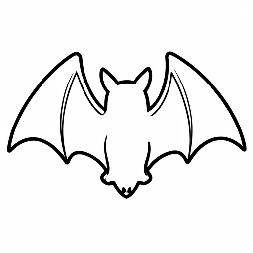 Printable outline of Bat