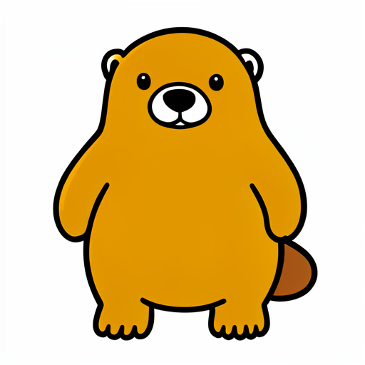 Otter as a coloured reference