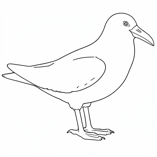 Birds colouring pages