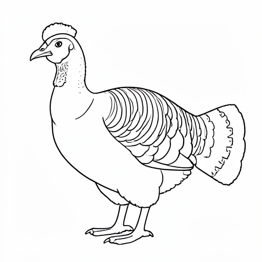 Printable outline of Turkey