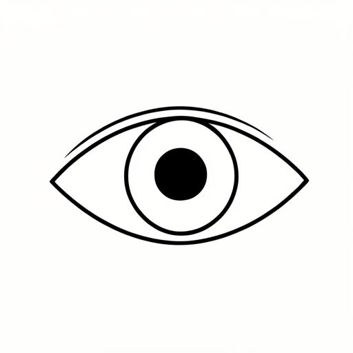 Printable outline of Eye