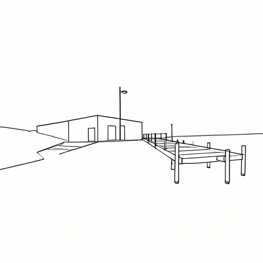 Printable outline of Dock