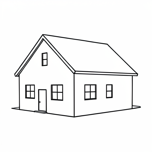 Printable outline of House