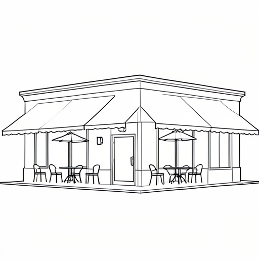Printable outline of Restaurant
