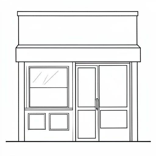 Printable outline of Shop
