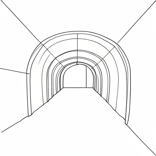Printable outline of Tunnel