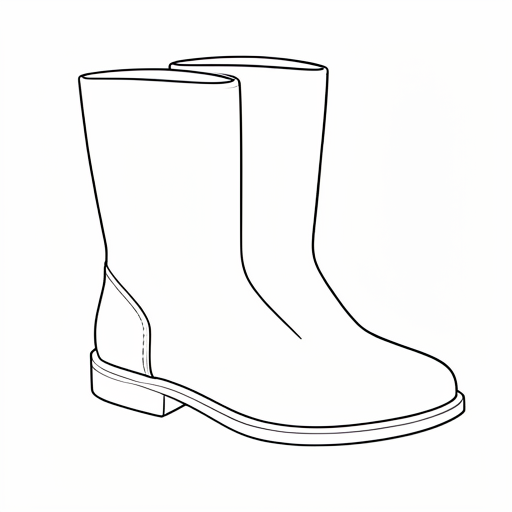 Printable outline of Boots