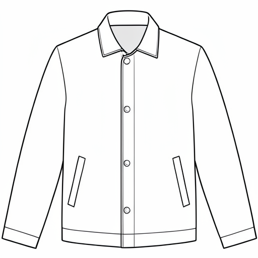 Printable outline of Jacket