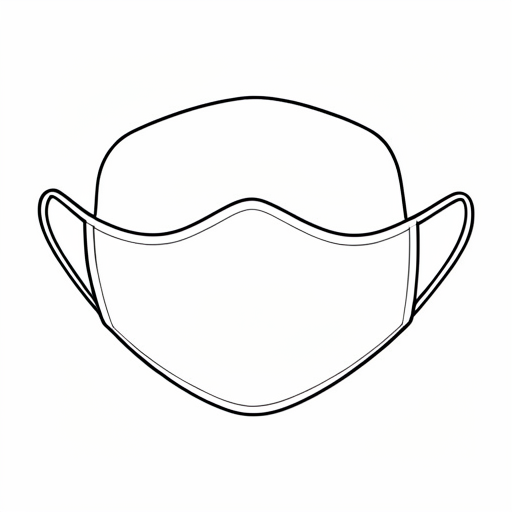 Printable outline of Mask