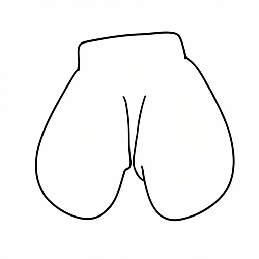 Printable outline of Mittens