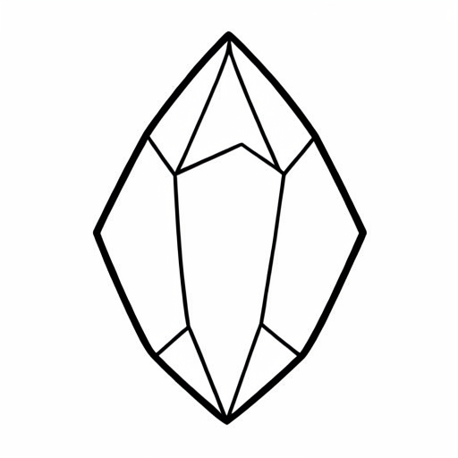 Printable outline of Gemstone