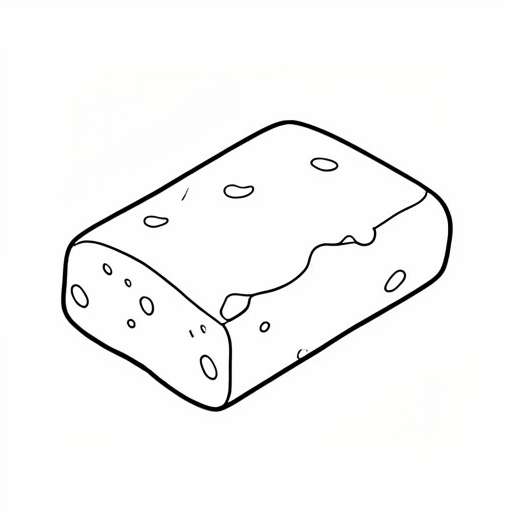 Printable outline of Brownie