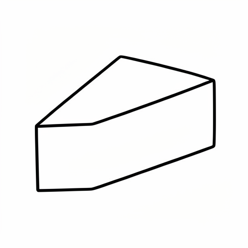 Printable outline of Cheese