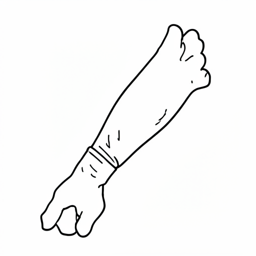 Printable outline of Chicken Leg