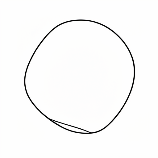 Printable outline of Marshmallow