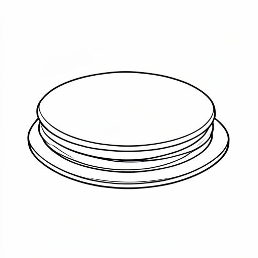 Printable outline of Pancake