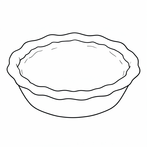 Printable outline of Pie