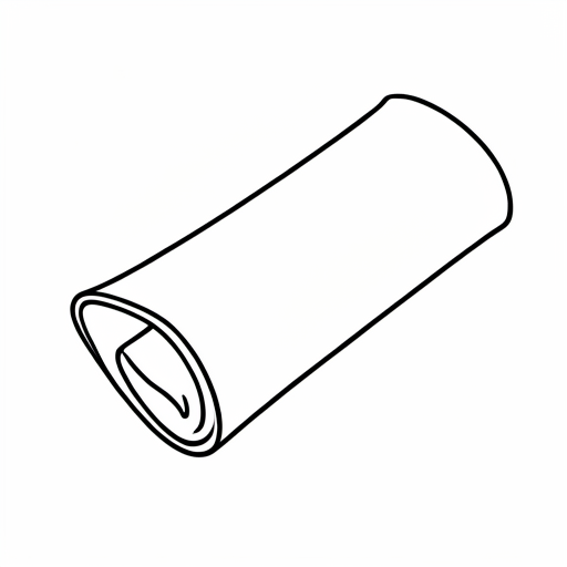 Printable outline of Spring Roll