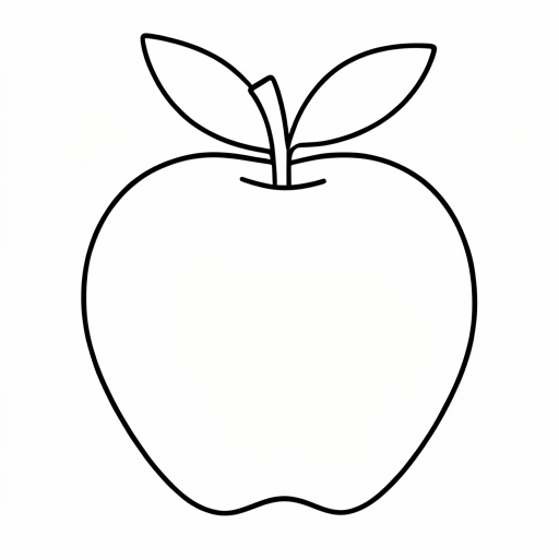 Fruits colouring pages