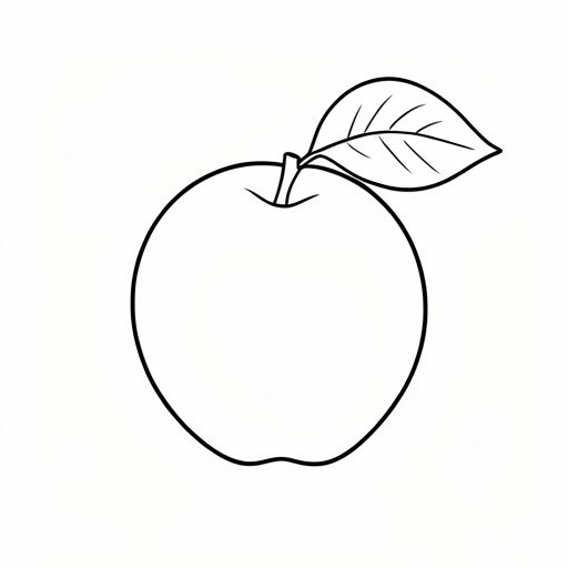 Printable outline of Apricot