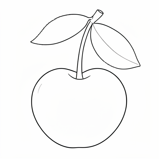Printable outline of Cherry