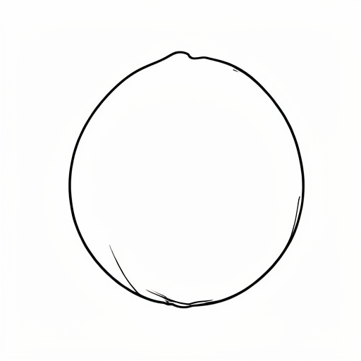 Printable outline of Coconut