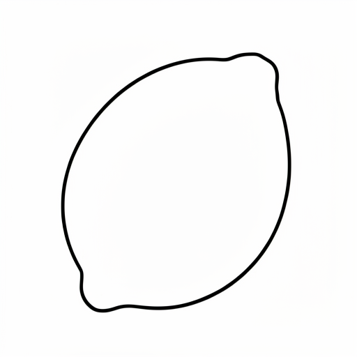 Printable outline of Lemon