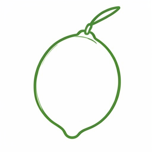 Printable outline of Lime