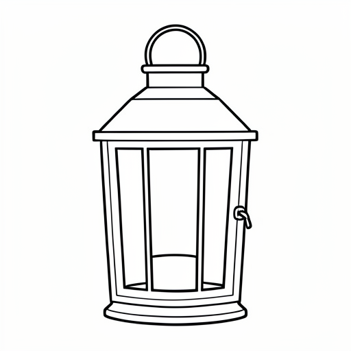 Printable outline of Lantern