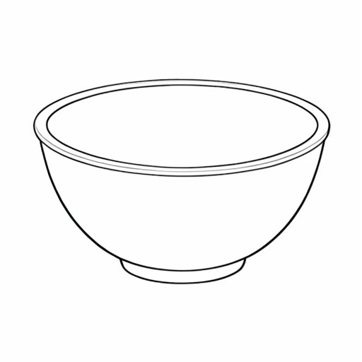 Printable outline of Bowl