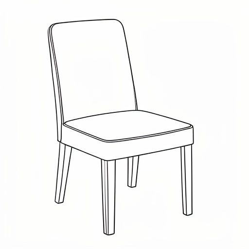 Printable outline of Chair