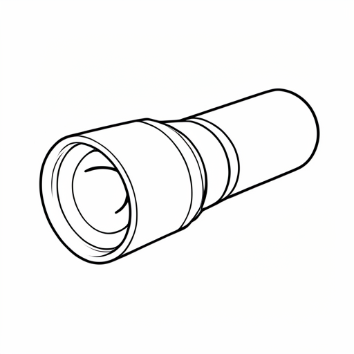 Printable outline of Flashlight
