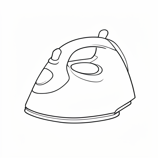 Printable outline of Iron