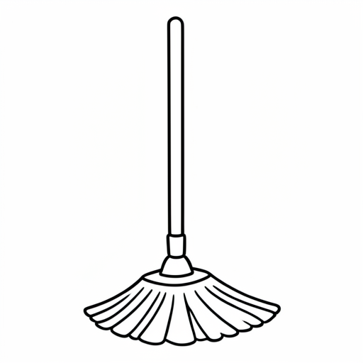 Printable outline of Mop