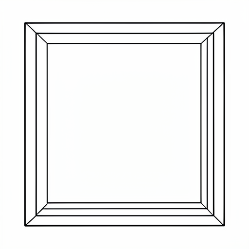 Printable outline of Picture Frame