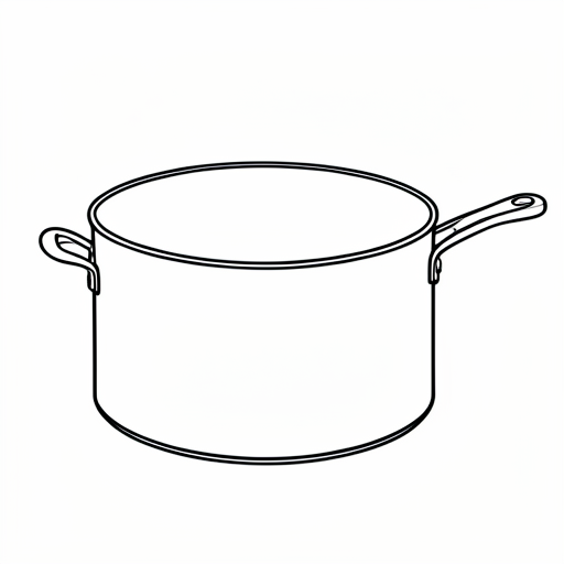 Printable outline of Pot