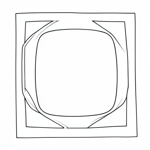 Printable outline of Rug