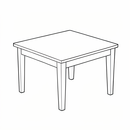 Printable outline of Table