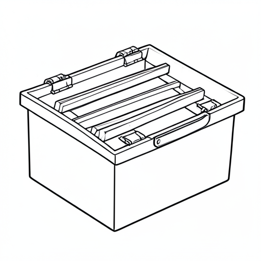 Printable outline of Toolbox