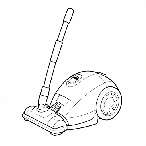 Printable outline of Vacuum Cleaner