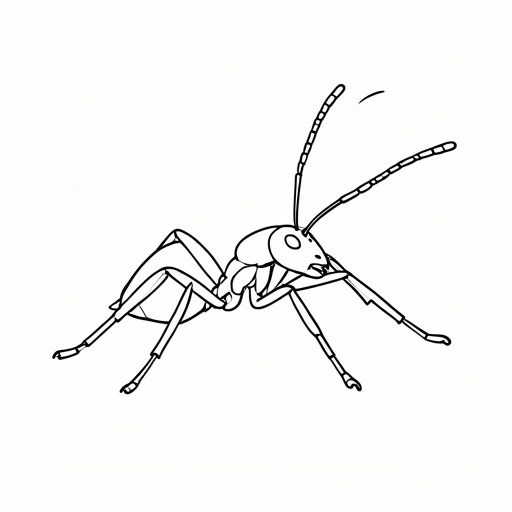 Insects colouring pages