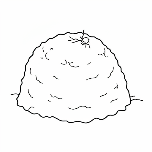 Printable outline of Anthill