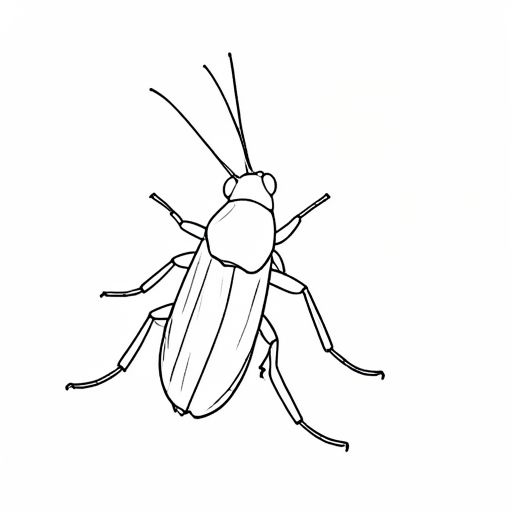Printable outline of Cricket