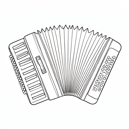 Musical Instruments colouring pages