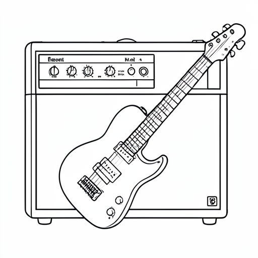 Printable outline of Amplifier