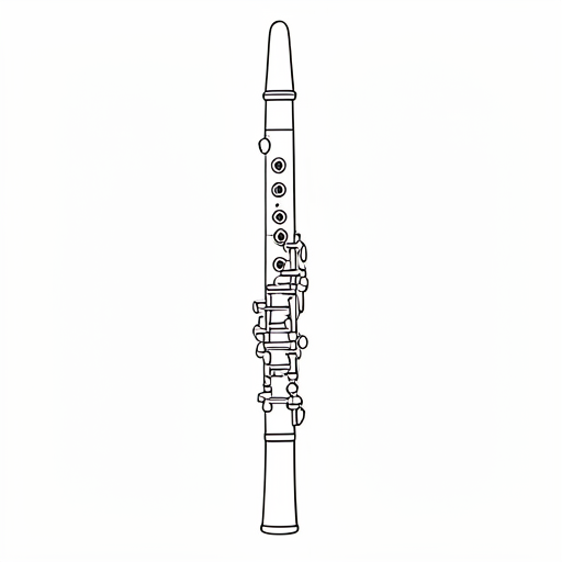 Printable outline of Bassoon