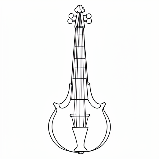 Printable outline of Organ