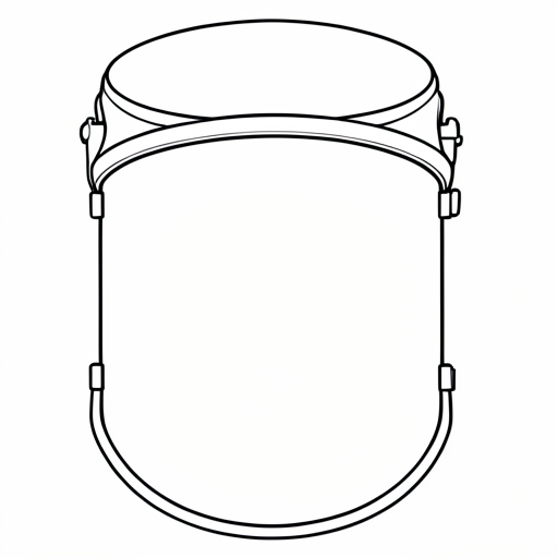 Printable outline of Snare Drum