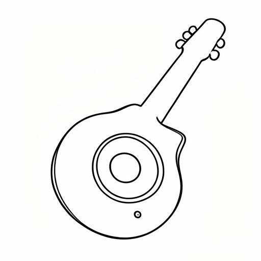Printable outline of Speaker
